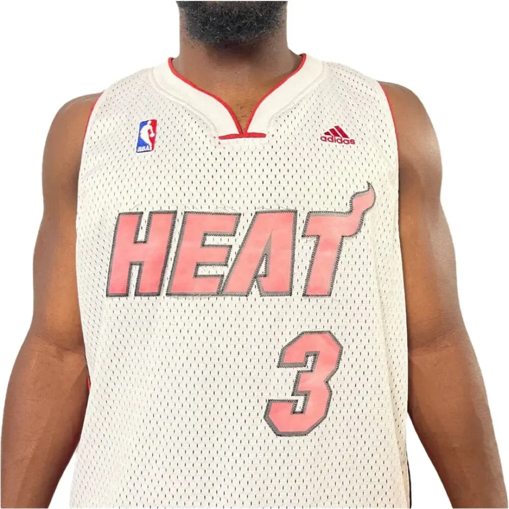 Adidas Miami Heat Dwyane Wade Jersey L